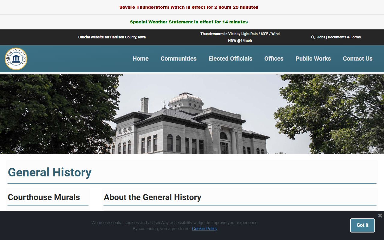 Harrison County jail history and inmate population context